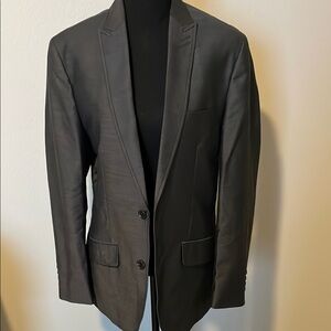 INC Men's Black Blazer 2 piece size small VEST and JACKET